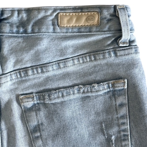 AG Adriano Goldschmied Light Blue Flare Jeans - Picture 6 of 8